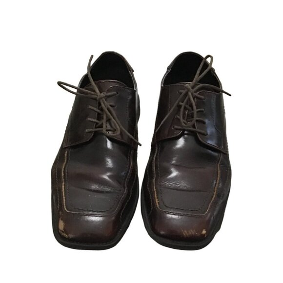 ALFANI LEATHER MENS DRESS SHOES SIZE 12 - Picture 2 of 6